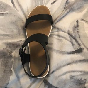 Black sandals